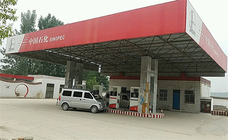 毕节加油站钢结构网架案例5